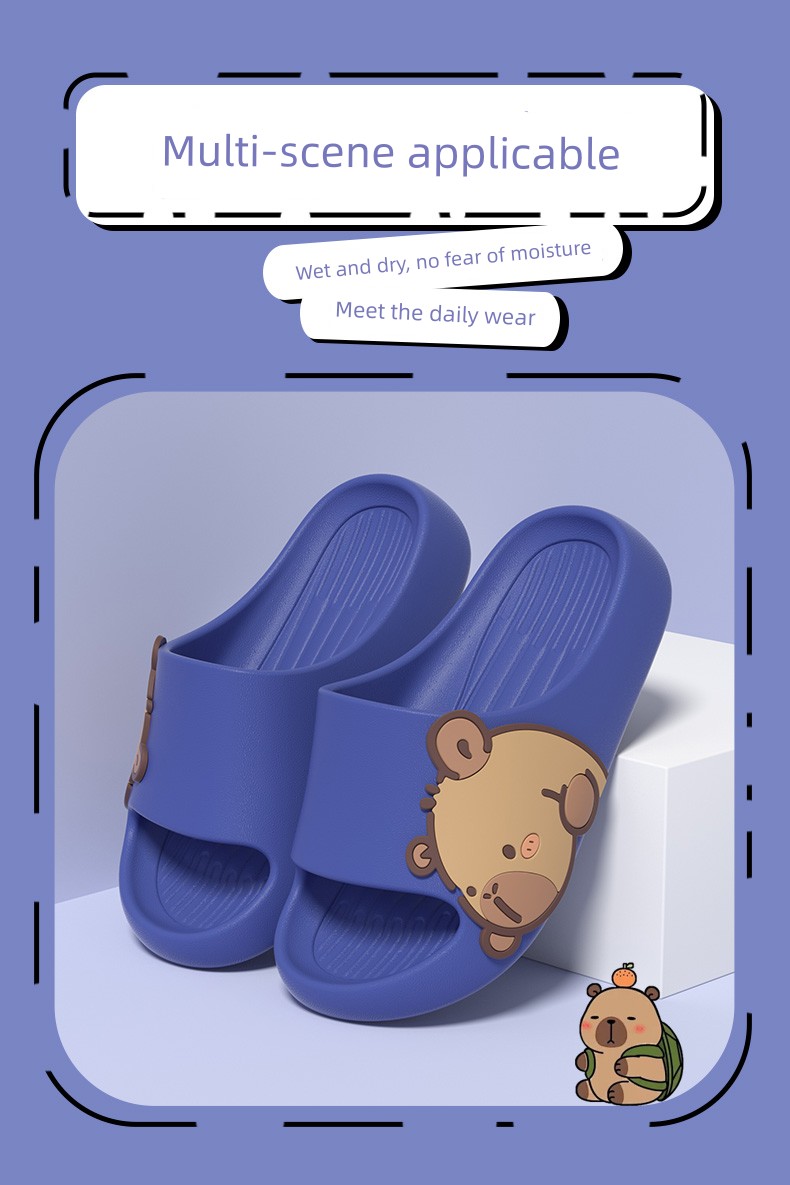 Cartoon Matching Summer Indoor Slip-on Kids Slippers — 6
