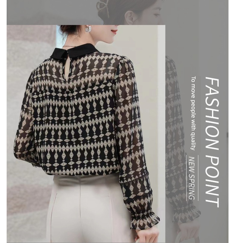 fashion Minority Cover your stomach Big size ma'am shirt