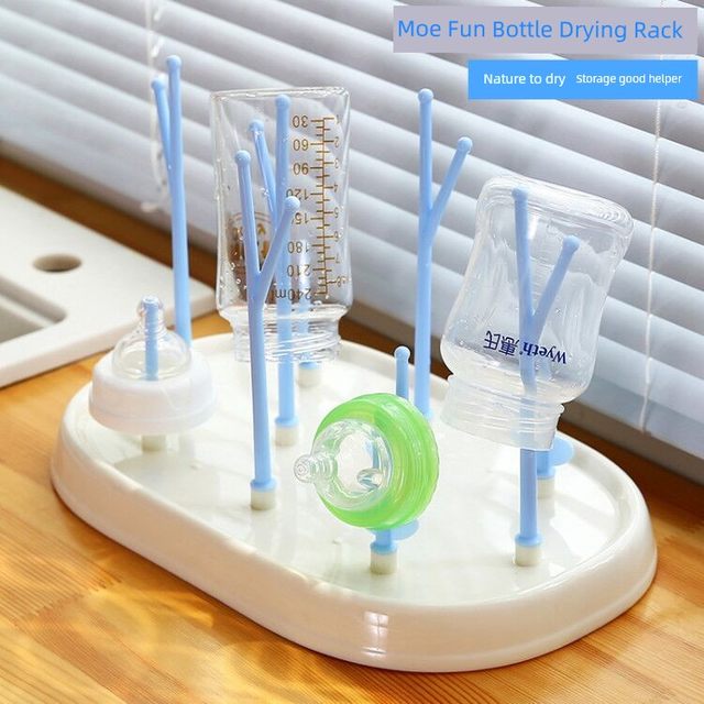 Baby bottle drain rack drying rack cool drying rack storage storage rack drained on bottle rack dustproof storage