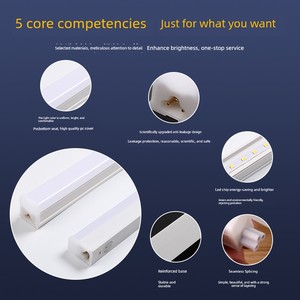 T5 Integrated Led Light Tube Commercial Supermarket Strip Light T8 Super Bright Full Set Energy-Saving Workshop Lighting