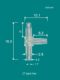 1.5-7.9 Integral diameter T-type 3 tee-way plastic pagoda joint connector science teaching experimental equipment consumables