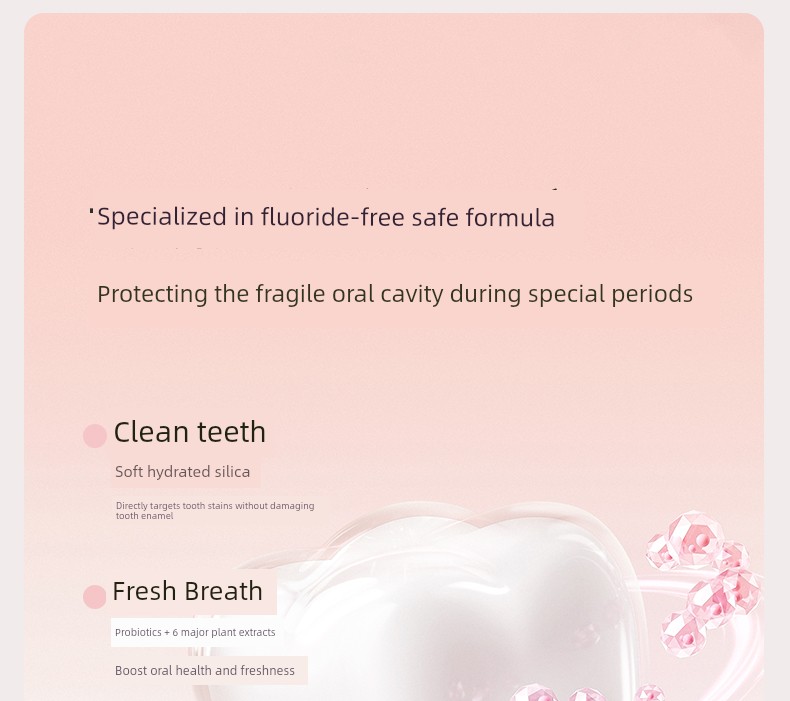 Manxi Adult Toothpaste Women's Toothbrush and Toothpaste Set Special Soft-Bristled Toothbrush for Postpartum Period Fresh and Fluoride-Free Flagship Store — 4