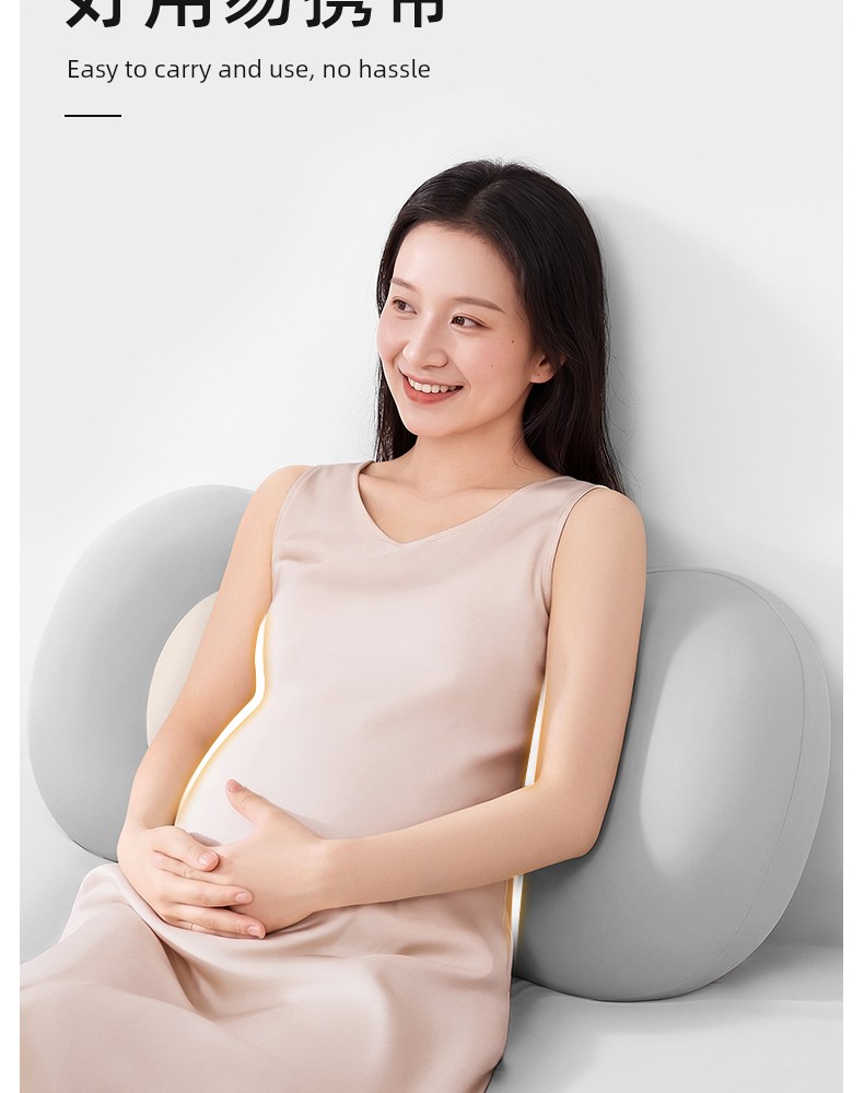 Nila Side Sleeping Pillow for Pregnant Women, Pregnancy Side Sleeping Pillow, Waist Support Side Sleeping Pillow, Belly Support Memory Pillow, Relieve — 16