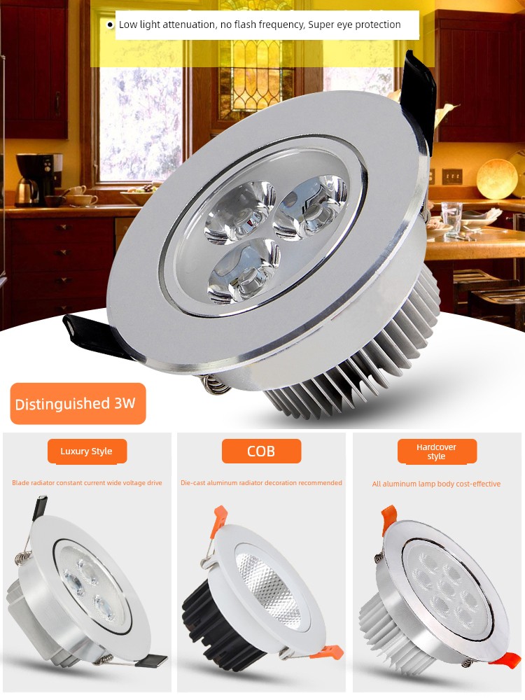 Led Embedded Living Room Super Bright Spotlight
