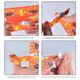 Small aircraft model assembled hand throwing fighter kindergarten children gift mini airplane toy children bubble