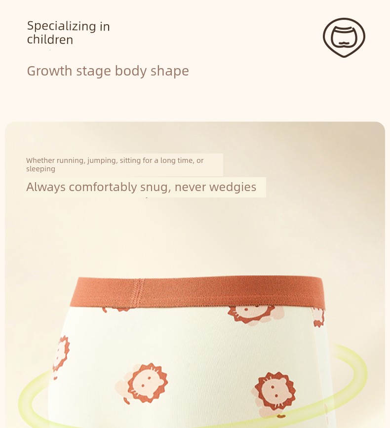 Boys' Underwear Cotton Baby Boxer Shorts Kids Pure Cotton Class A Boys' Boxer Shorts Youth — 14