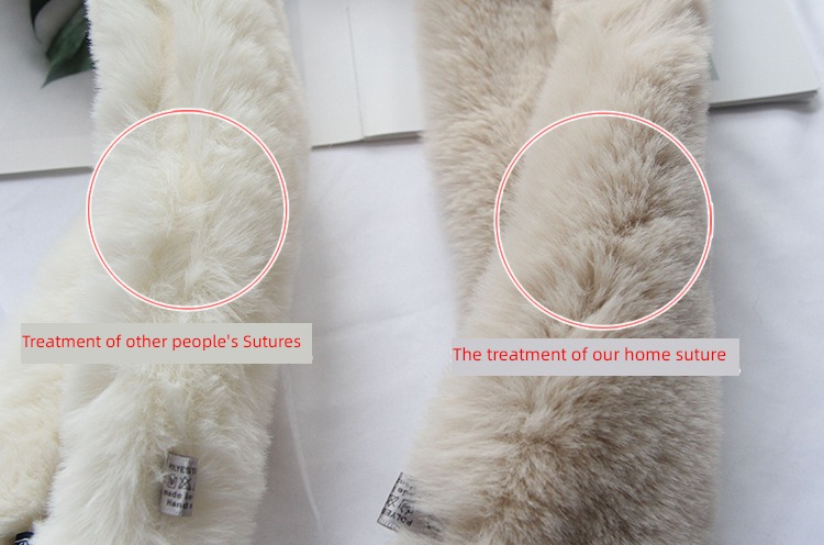female Imitation rabbit hair leather and fur can salty Sweet Autumn and winter thickening