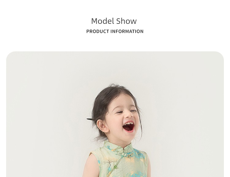 Summer New Chinese Style Kids' Skirt Western Style Baby Girl Han Dynasty — 25