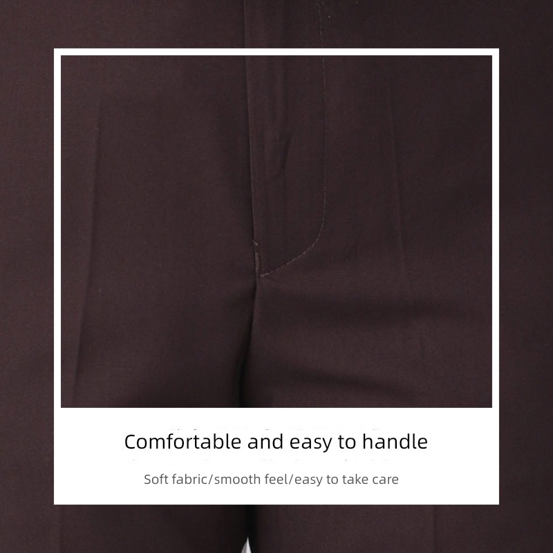 coffee Women CMB Straight cylinder Business Suits Western-style trousers