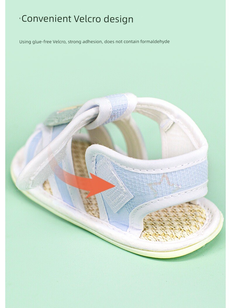 Summer 0-1 Years Old Breathable Non-Slip No Heel Slippage Baby Shoes — 5