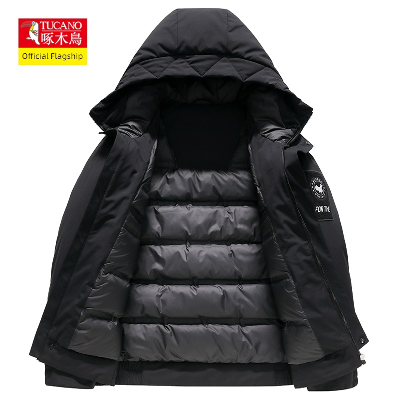 Woodpecker Cold proof Korean version keep warm Hooded Down Jackets