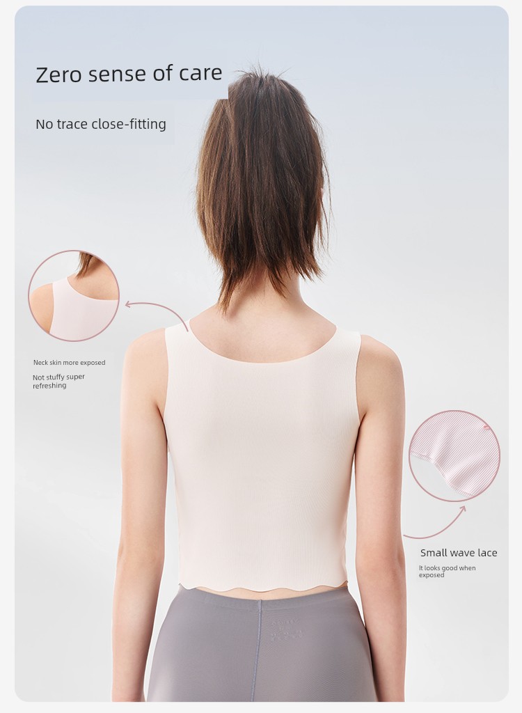 YEEHOO Children's Underwear Development Period Young Adult Bra Girl Wide Shoulder Strap Vest Primary School Students Breathable Tube Top Class A — 12