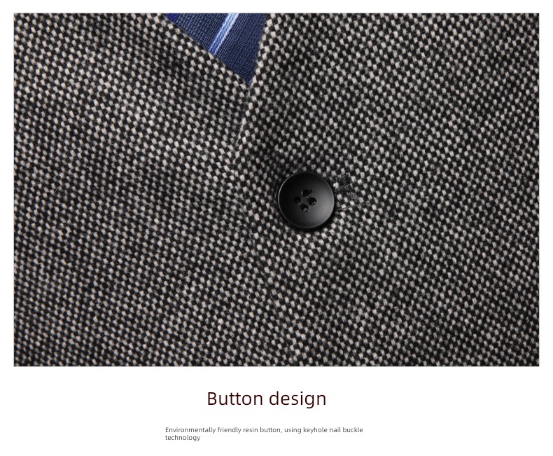 Autumn and winter Wool Inner lap handsome man 's suit Vest