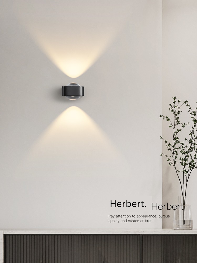 現代簡約壁燈營造高級氛圍感適合主臥室和客廳背景牆裝飾