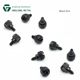 Computer case screw side plate lock hand screw American 6#-32*5*6 coarse teeth 3.5 pointed tail guide black