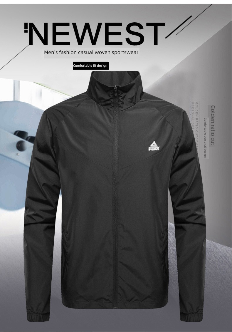 Peak summer motion trousers male Plush loose coat Windbreaker