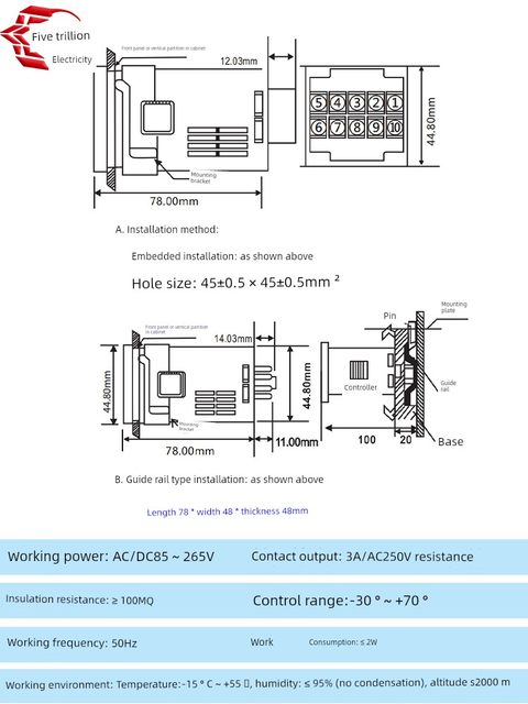 Temperature controller Temperature-raising type Cooling type WK-SH-P WK-JH-P Temperature and humidity controller WSK