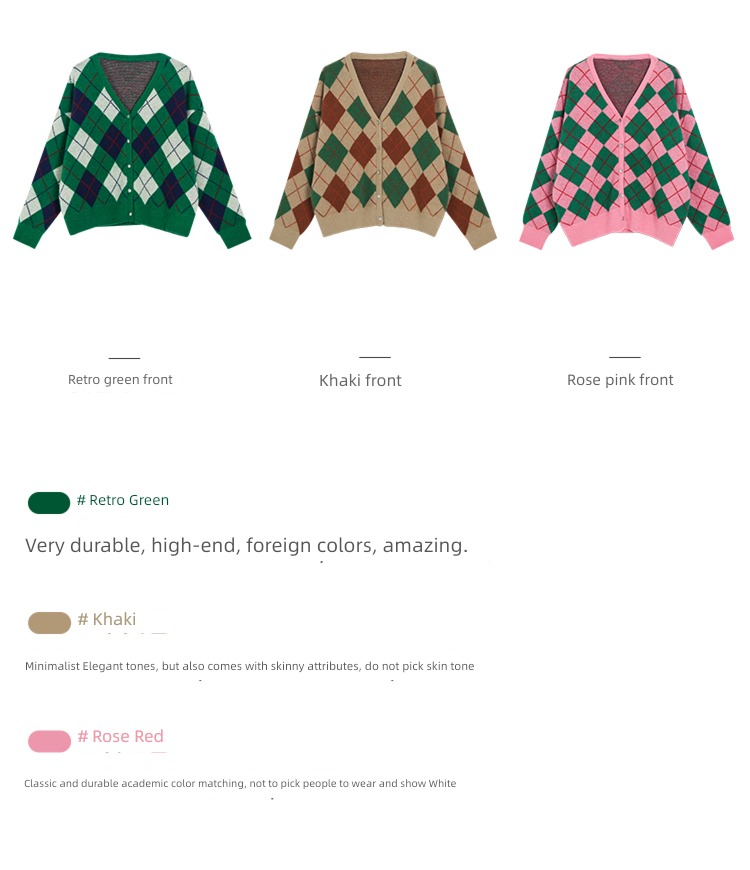 loose coat female Guoguojia Cardigan Early autumn new pattern sweater
