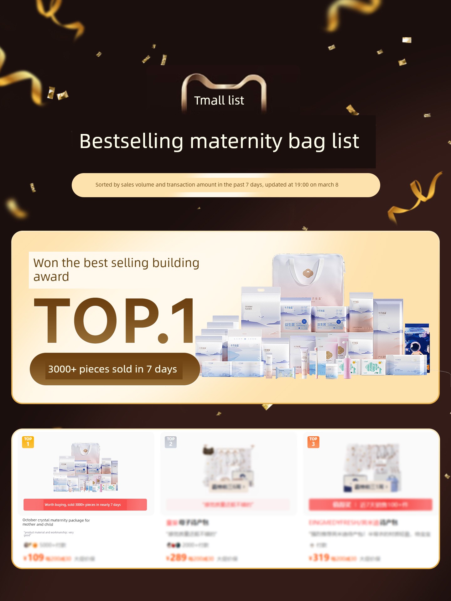 【Abdominal Band Version】October Crystal Maternity Package: Hospital Admission Maternal and Child Set, Maternity and Postpartum Supplies — 4