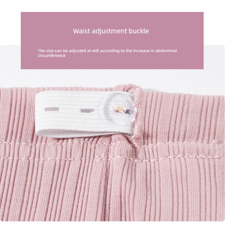 Maternity Cotton Underwear for Summer, Large Size, Anti-Exposure Safety Shorts, Two-In-One, Extended Length, Five-Point Leggings for Summer — 4