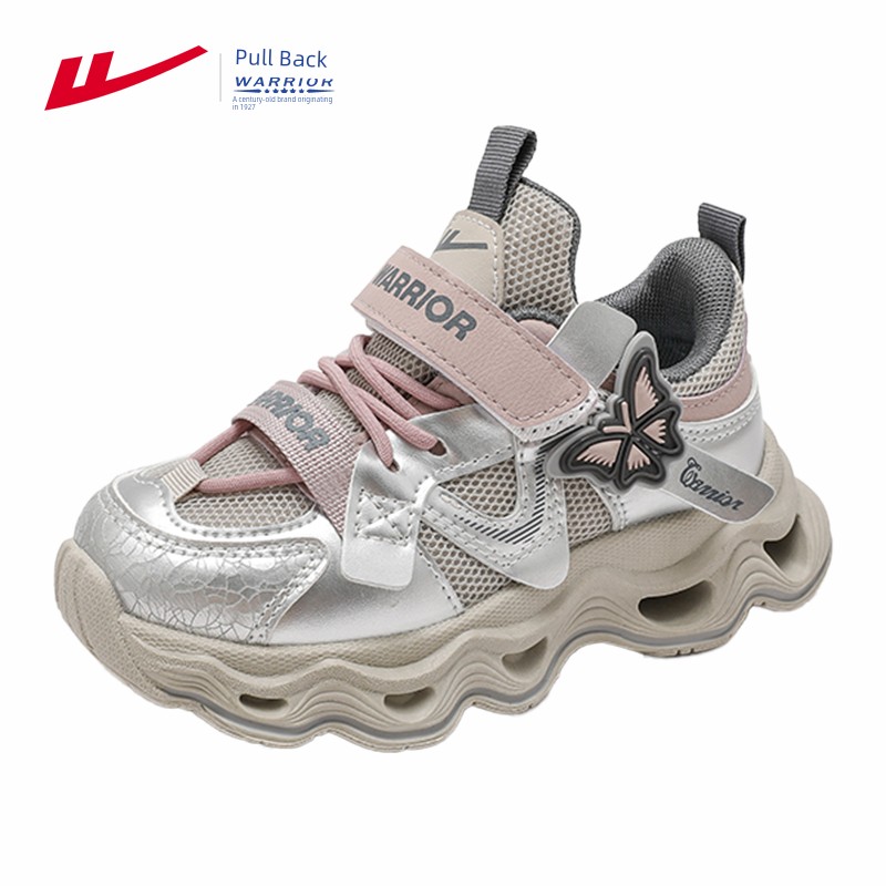 Warrior Children's Shoes for Girls, 2026 New Autumn Hot-Selling Girls' Dad Shoes, Breathable Mesh Children's Sports Shoes — 6