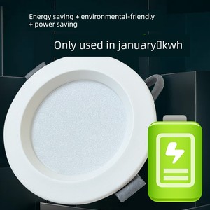High-Brightness Led Downlight, 5W 9W 4-Inch 12W 18W, Recessed Ceiling Light, Living Room Hole Light, White Light, Warm L