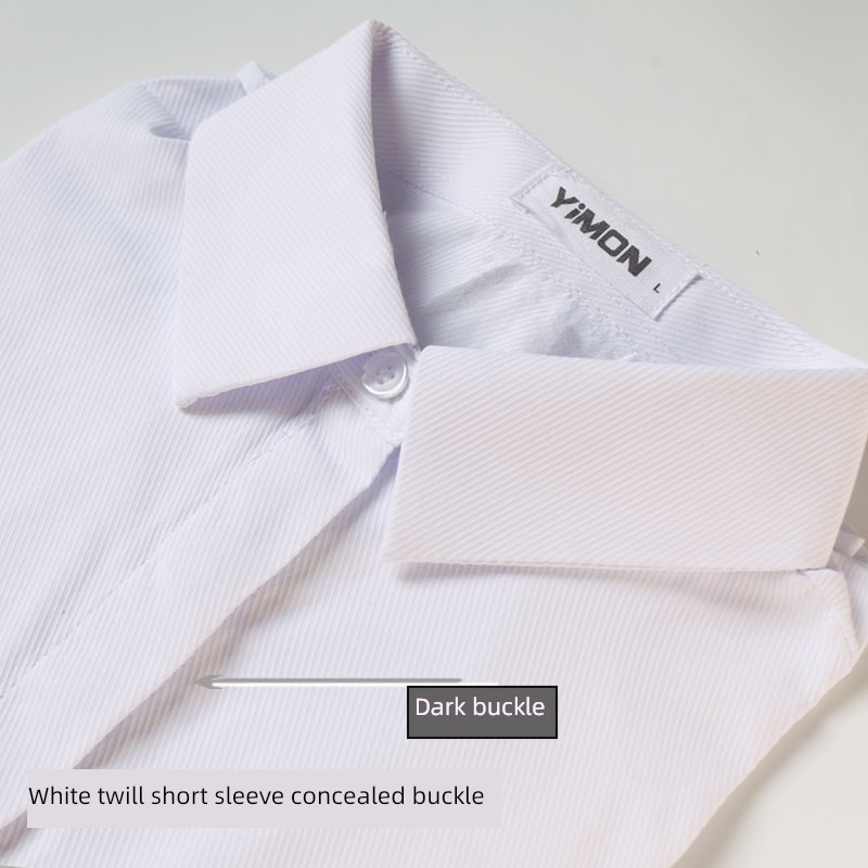 Long sleeve Light pink interview business affairs Impervious ma'am shirt