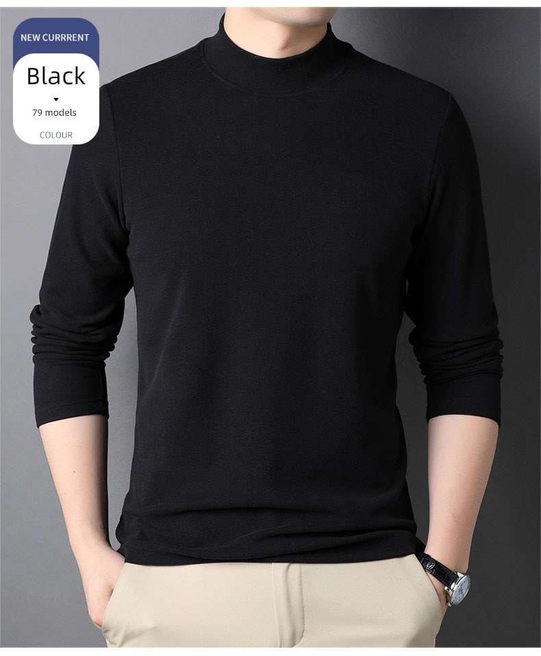 Romon man keep warm Undershirt Sweater Long sleeve T-shirt