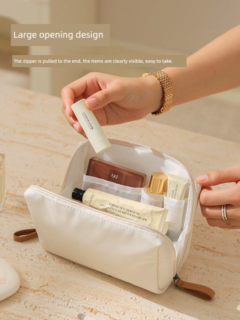 Makeup brush bag for women with high-end business trip toiletries multi-functional makeup bag for women with 2025 new portable storage bag