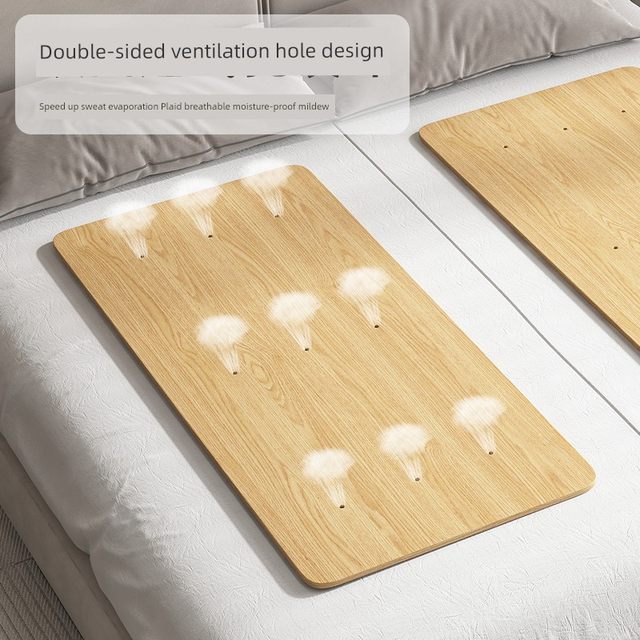 Solid wood waist protection board bed pad hard board protection spine protection single sofa bed breathable whole wooden board hard pad
