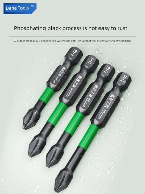 Tungsten steel cross head impact strong magnetic non-slip electric screwdriver magnet hexagonal handle electric drill draper