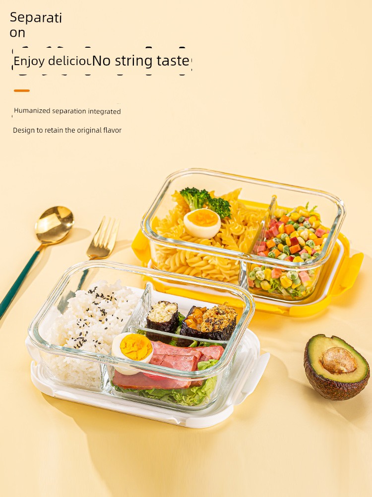 Glass Microwaveable Fruit Freshness Bowl Small Yellow Duck