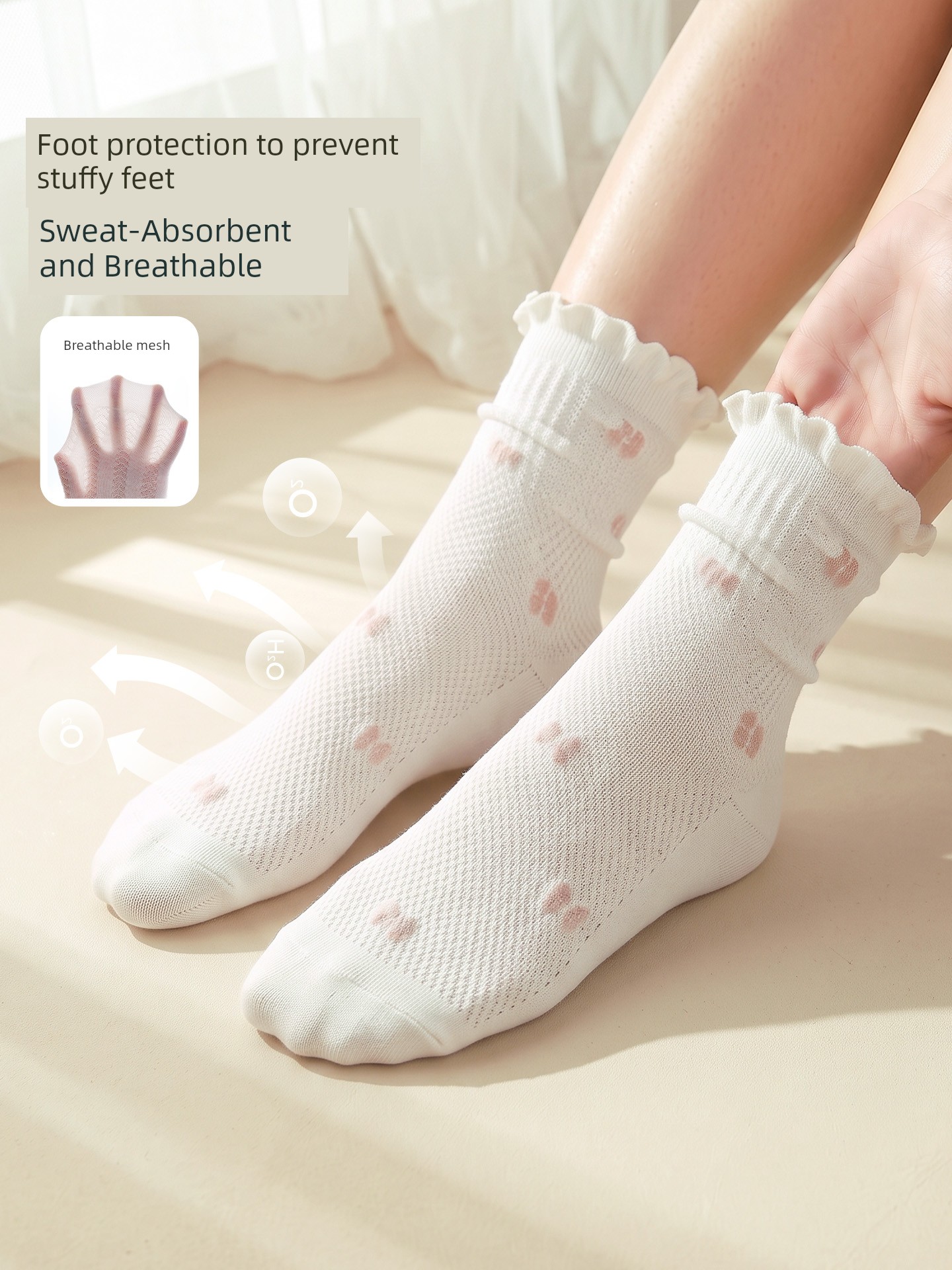 Women's Maternity Loose Spring and Summer Maternity Socks — 3