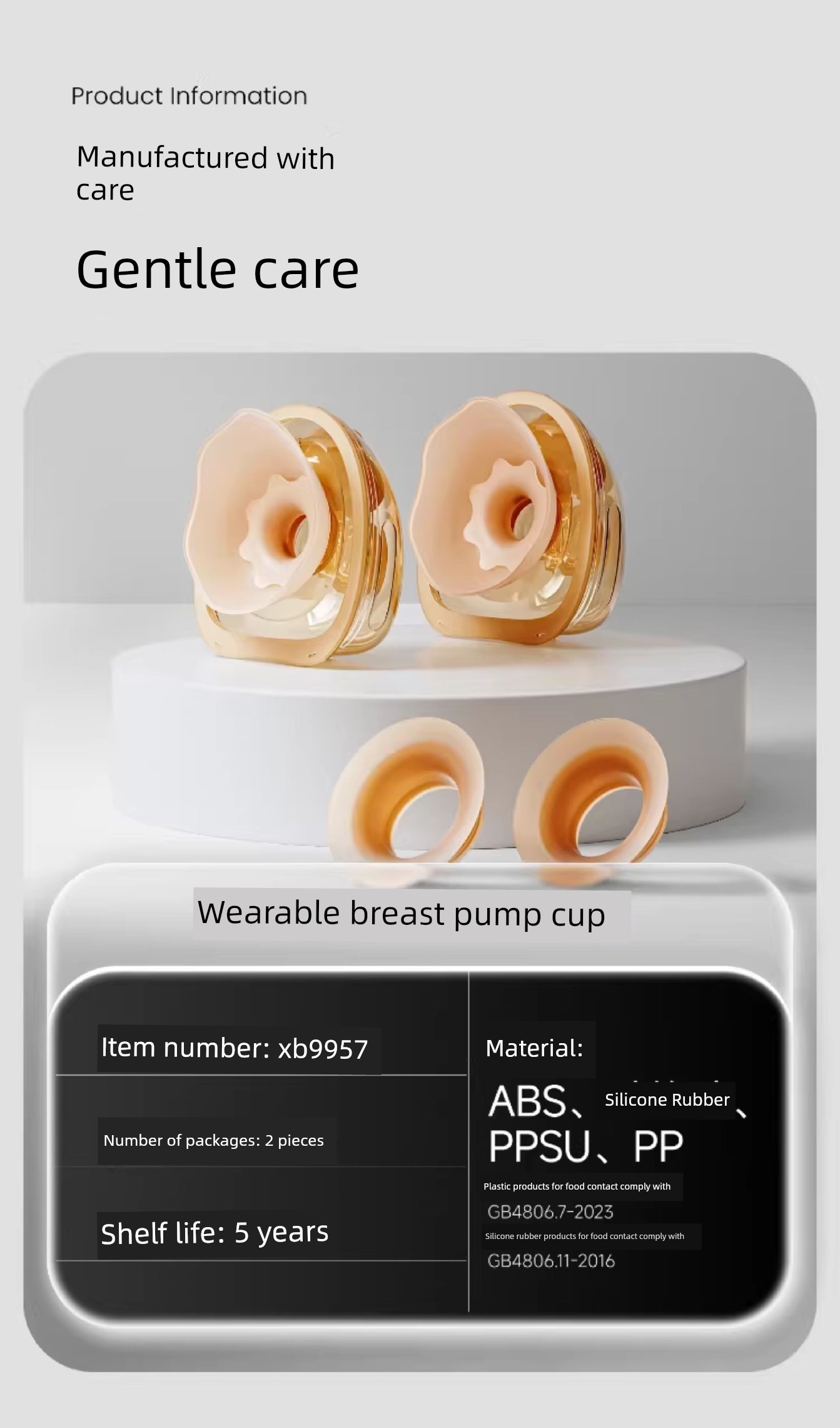 [Unlock New Breast Pumping Positions] Xinbei Hands-Free Three-Way Suction Type Suitable for 8782/8132 Suction Accessories — 10