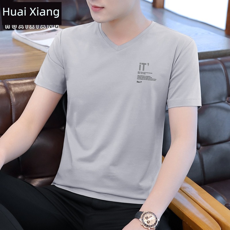 Ice silk trend summer wear man Compassionate clothes Short sleeve