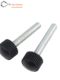 Round head straight pattern handle rubber head screw hand twist adjustable bakery handle hand twist screw M4M5M6