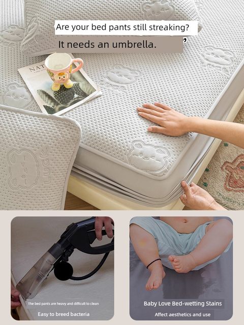 Waterproof wet cover 2025 new four-season universal thickened Simmons mattress protective cover dustproof sheet cover