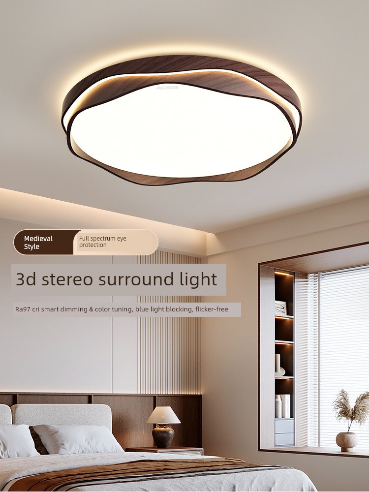Changhong Bedroom Ceiling Light 2026 New Model Modern Minimalist Mid-Century Style Master Bedroom Cream Style Room Light Zhongshan Lighting Fixtures
