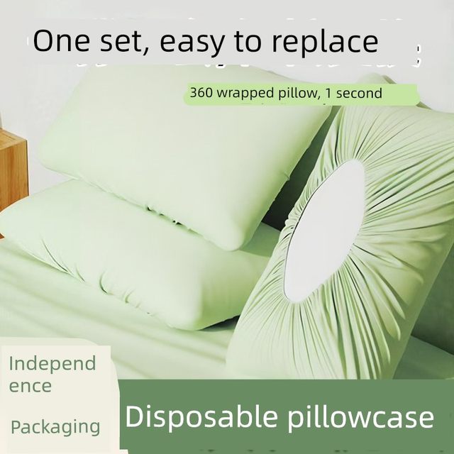 Disposable pillowcase independent packaging pillow turban is dirty and sterile travel business trip hotel thickened large bed sheet artifact