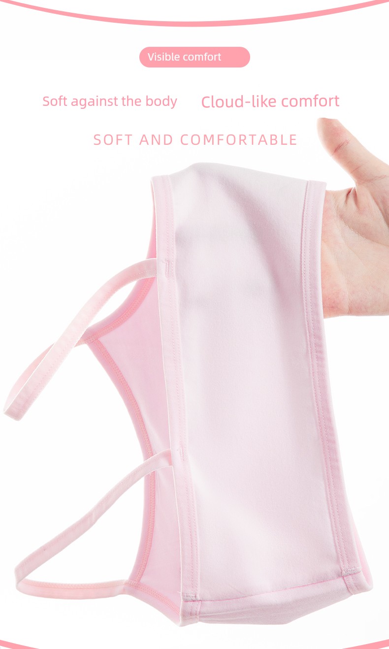 Girls' Underwear for 12-Year-Old Children in the Developmental Stage, Thin Cotton Bra for Young Girls, Elementary School Students' First Stage Children's — 6