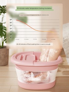Portable Healthy Foot Tub Heightened Winter Foot Bath Barrel