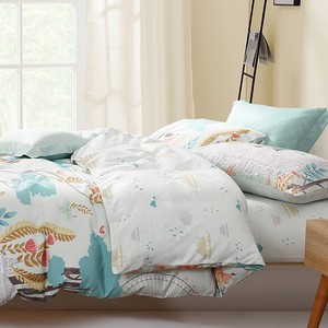 Fuanna Four-Piece Bedding Set, Thickened Brushed Cotton Set, Duvet Cover, Bed Sheet, Three-Piece Set, Autumn and Winter 