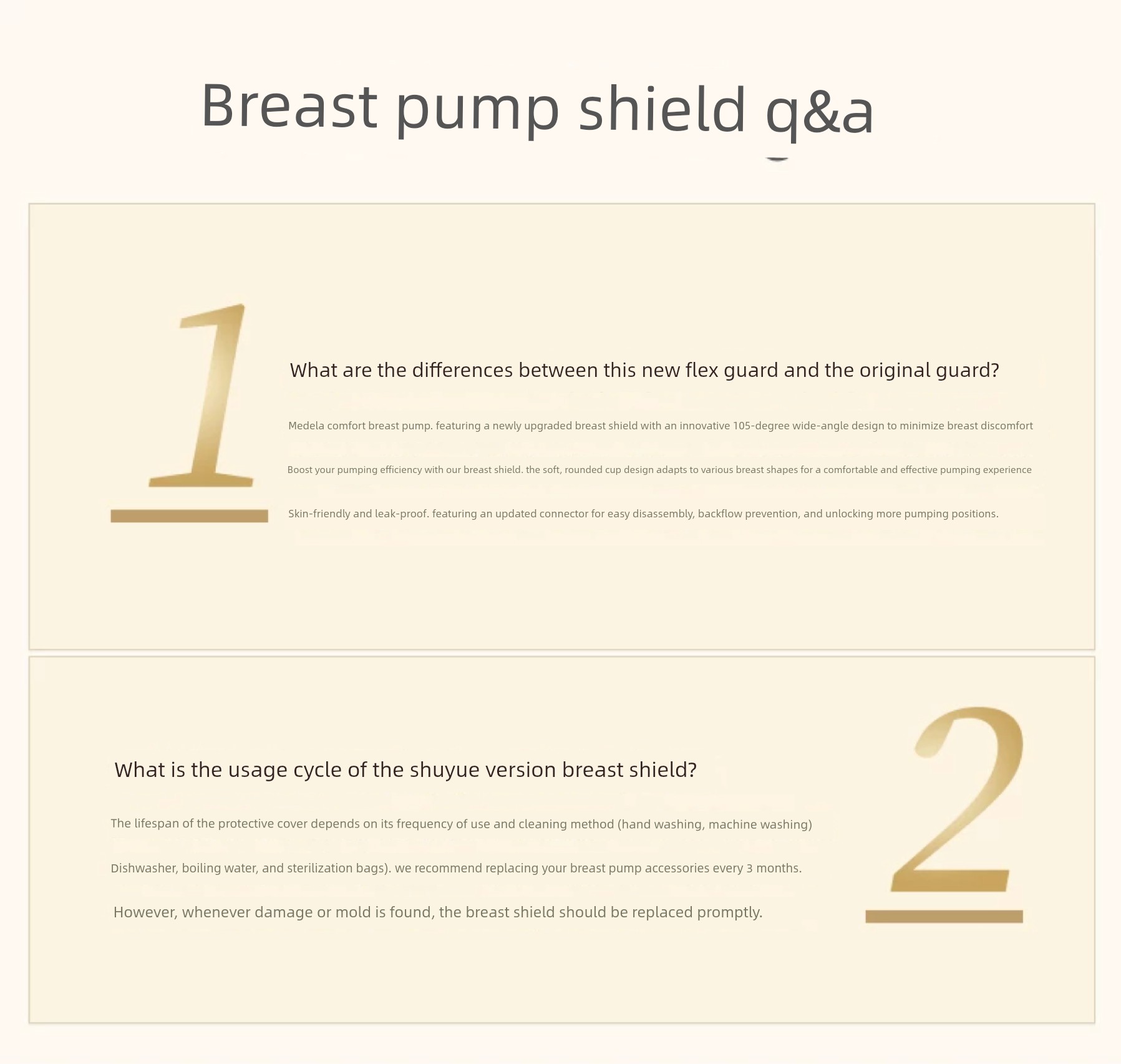 Medele Electric Sweet Cup Breast Pump Fittings — 8