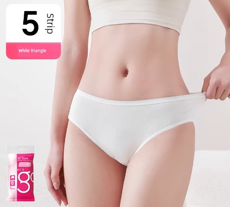 Disposable Underwear for Postpartum Women, Pure Cotton, Postpartum Travel, No-Wash, Daily Use, Men's Boxer Briefs, Sterile, Large Size — 2