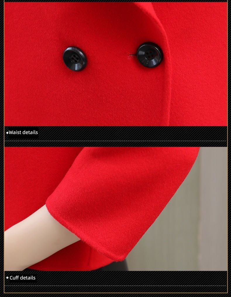 loose coat female have cash less than that is registered in the accounts Self-cultivation Mother dress Wool loose coat