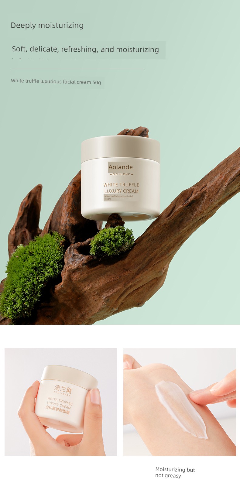 Aolan Dai's White Truffle Set Can Be Used for Pregnancy Preparation, Specifically for Skin Care, Moisturizing, Hydrating Lotion, and Essence Skin Care Set — 13
