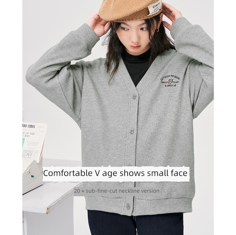 Initial language Wolfgang Velveteen ma'am Versatile Wear out Sweater