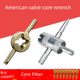 Valve core wrench bicycle tire American mouth cap key electric vehicle car tightening valve core tool remover