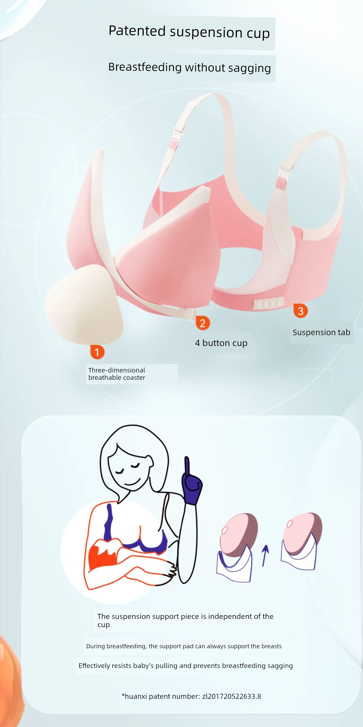 Magic Xi Breastfeeding Anti-SAG Push up Postpartum Bra Pregnant Women — 13