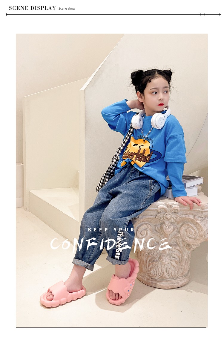 Cute Summer Home Non-Stinky Feet Parent-Child Children's Slippers — 7
